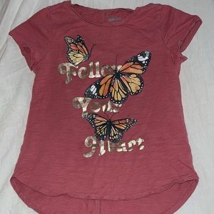 Oshkosh graphic short sleeve tee girls size 12